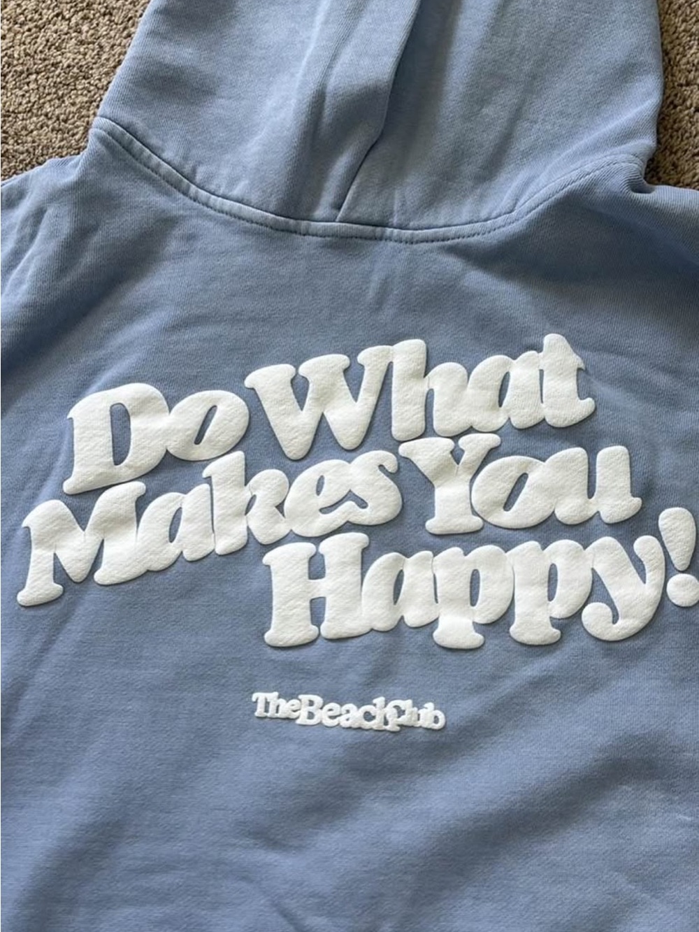 The Beach Club Blue 'Do What Makes You Happy' Hoodie
